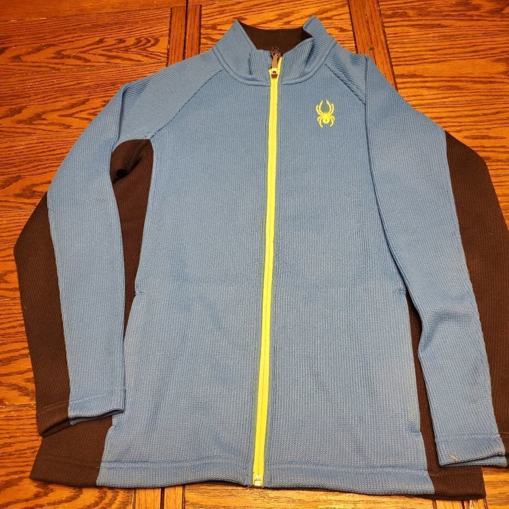 Spyder blue youth jacket size large (14/16)